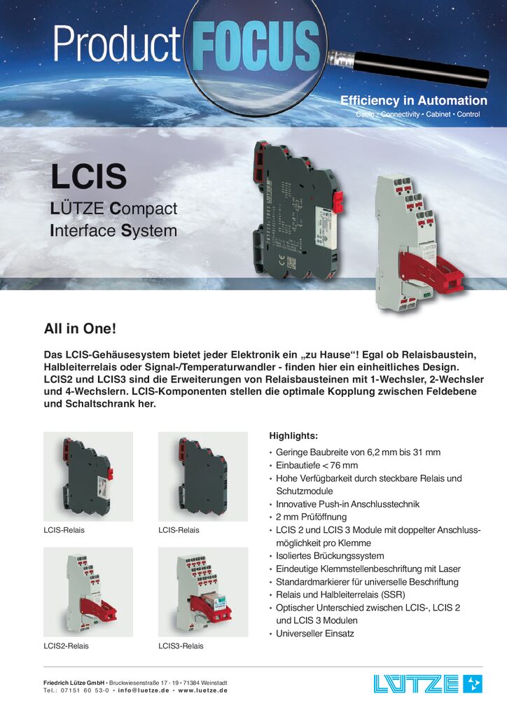thumbnail of Product Focus LCIS